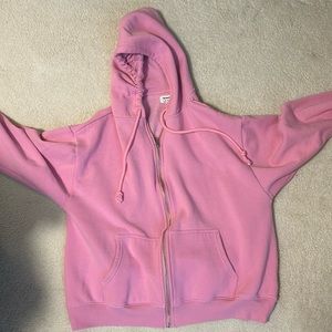 Garage Pink Zip Up Size Medium